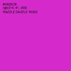 #D629CB - Razzle Dazzle Rose Color Image