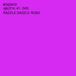 #D629F2 - Razzle Dazzle Rose Color Image