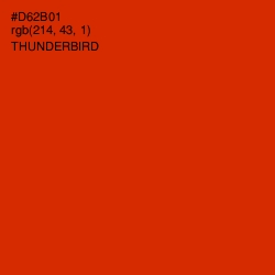 #D62B01 - Thunderbird Color Image