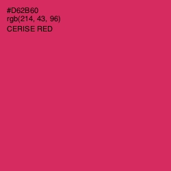 #D62B60 - Cerise Red Color Image