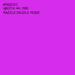 #D62CEC - Razzle Dazzle Rose Color Image