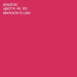 #D62E5C - Maroon Flush Color Image