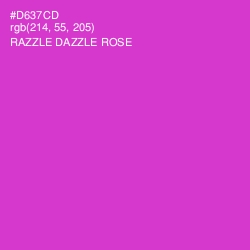 #D637CD - Razzle Dazzle Rose Color Image