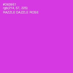 #D639E1 - Razzle Dazzle Rose Color Image