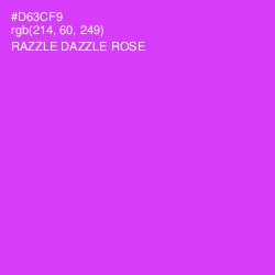 #D63CF9 - Razzle Dazzle Rose Color Image