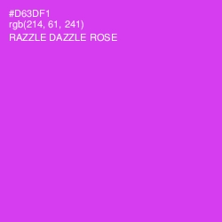 #D63DF1 - Razzle Dazzle Rose Color Image