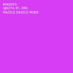 #D63DF5 - Razzle Dazzle Rose Color Image