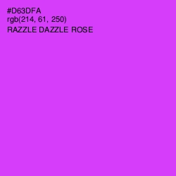 #D63DFA - Razzle Dazzle Rose Color Image