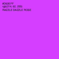 #D63EFF - Razzle Dazzle Rose Color Image