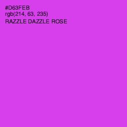 #D63FEB - Razzle Dazzle Rose Color Image