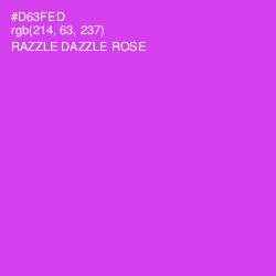 #D63FED - Razzle Dazzle Rose Color Image