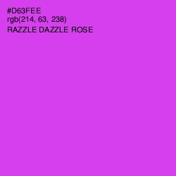 #D63FEE - Razzle Dazzle Rose Color Image