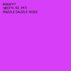 #D63FF7 - Razzle Dazzle Rose Color Image