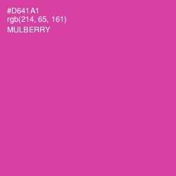 #D641A1 - Mulberry Color Image