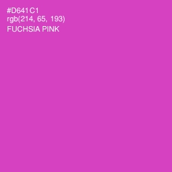 #D641C1 - Fuchsia Pink Color Image