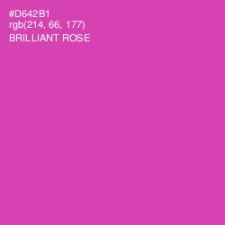 #D642B1 - Brilliant Rose Color Image