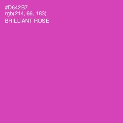 #D642B7 - Brilliant Rose Color Image