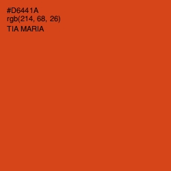 #D6441A - Tia Maria Color Image