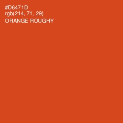 #D6471D - Orange Roughy Color Image