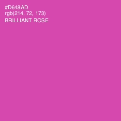 #D648AD - Brilliant Rose Color Image