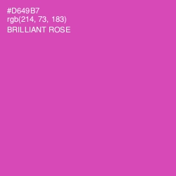 #D649B7 - Brilliant Rose Color Image