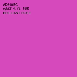 #D649BC - Brilliant Rose Color Image