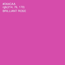 #D64CAA - Brilliant Rose Color Image