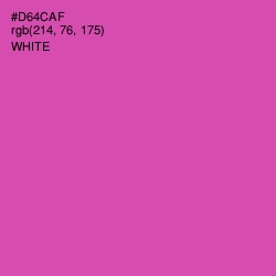 #D64CAF - Brilliant Rose Color Image