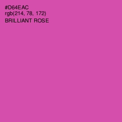 #D64EAC - Brilliant Rose Color Image