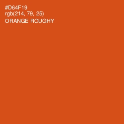 #D64F19 - Orange Roughy Color Image