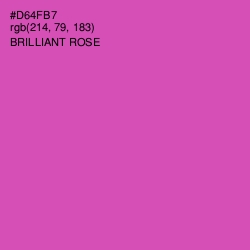 #D64FB7 - Brilliant Rose Color Image