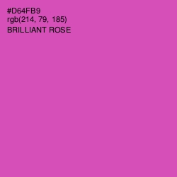 #D64FB9 - Brilliant Rose Color Image