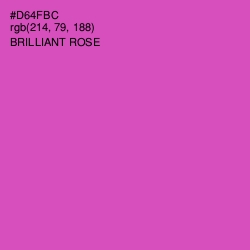 #D64FBC - Brilliant Rose Color Image