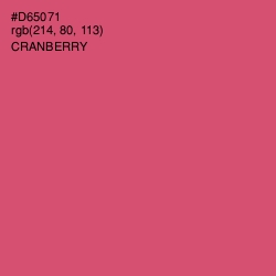 #D65071 - Cranberry Color Image