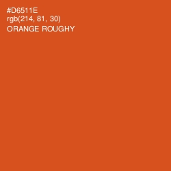 #D6511E - Orange Roughy Color Image