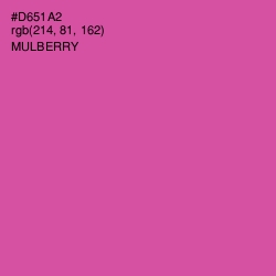 #D651A2 - Mulberry Color Image