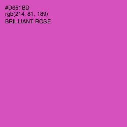 #D651BD - Brilliant Rose Color Image