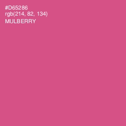 #D65286 - Mulberry Color Image