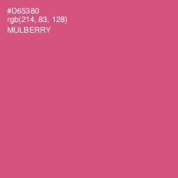 #D65380 - Mulberry Color Image