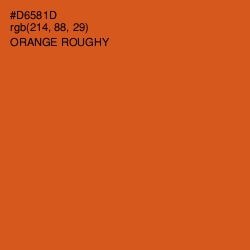 #D6581D - Orange Roughy Color Image