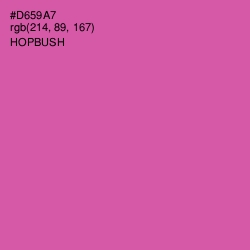 #D659A7 - Hopbush Color Image