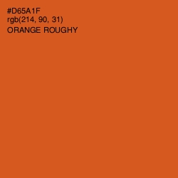 #D65A1F - Orange Roughy Color Image