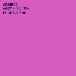 #D65BC3 - Fuchsia Pink Color Image