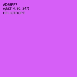 #D65FF7 - Heliotrope Color Image