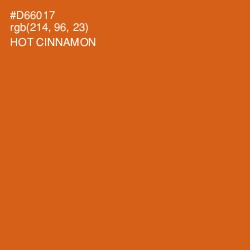 #D66017 - Hot Cinnamon Color Image