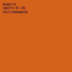 #D6611A - Hot Cinnamon Color Image