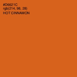 #D6621C - Hot Cinnamon Color Image