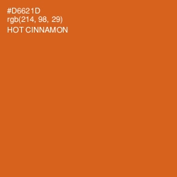 #D6621D - Hot Cinnamon Color Image