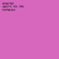 #D667BD - Hopbush Color Image