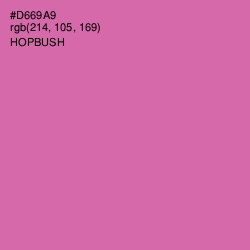 #D669A9 - Hopbush Color Image